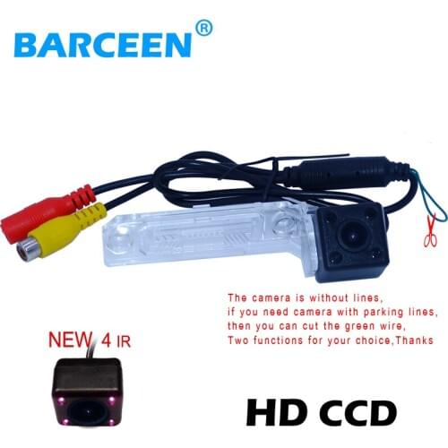 High night vision 170 wide lens degree car parking camera 4 ir lights suitable for Volkswagen PASSAT B5/Jetta/Touran/Caddy