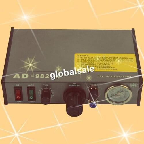 FREE SHIPPING 220V AD-982 Semi-Auto Glue Dispenser PCB Solder Paste Liquid Controller Dropper Fluid dispenser