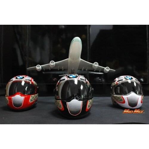 Cat Dog Helmet Shape Cool Birthday Gift Motorcycle Ornaments Doll Decoration Helmet Personality Creative Model House Decoration