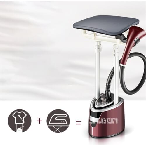 MG-97 Temperature 10 Gear Adjustment Electric Hanging Ironing Machine Double Bar Clothes Steamer 2000W Vertical Steamer 220V