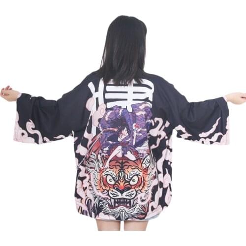 Kimono Women Japanese Yukata Female Women Asian Clothes Kimono Cardigan Cosplay Shirt Women Traditional Japanese Kimonos Haori
