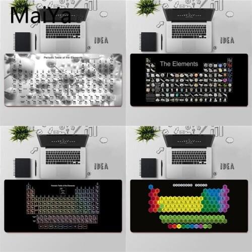 Maiya Top Quality Periodic table Of The Elements Rubber PC Computer Gaming mousepad Free Shipping Large Mouse Pad Keyboards Mat
