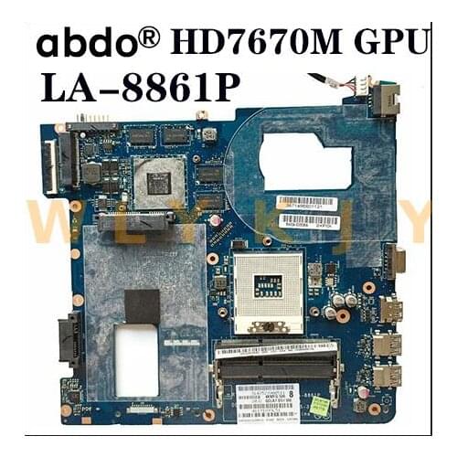 For Samsung NP350 NP350V5C 350V5X laptop motherboard QCLA4 LA-8861P BA59-03397A GPU HD7670M tested 100% working