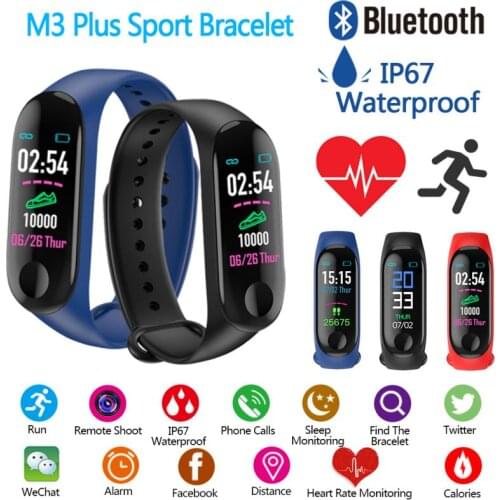 Male Smart Bracelet Blood Pressure Heart Rate Monitor Sports Running Watch Waterproof Pedometer Watch Fitness Step Counter