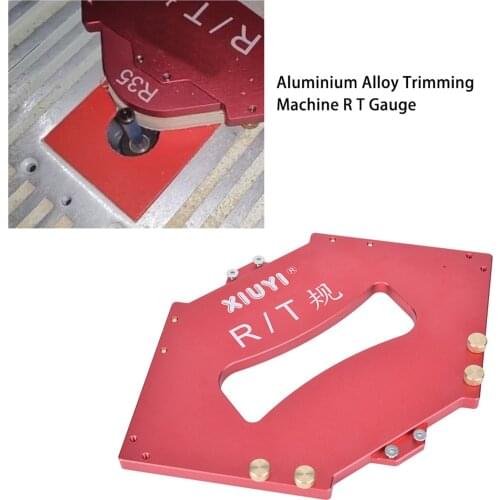 Woodworking Edge Trimming Radius Corner Gauge Router Table Corner Jig Template Kit