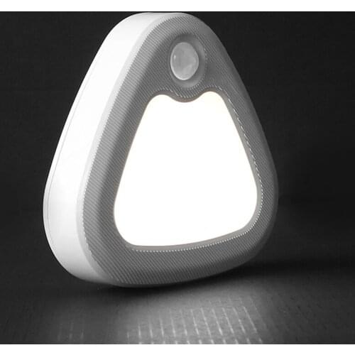 Stick-On Night Light, Warm White / White LED, Closet Stair Light with Hanging Hole, Motion Sensor Light for Kitchen, Hallway