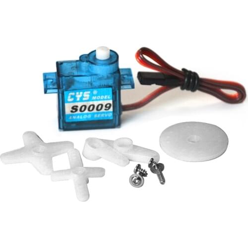 RC Servo CYS-S0009 Tiny Analog Steering Servo for RC Car Truck Boat Airplane Helicopter RC Toys Model Parts Accessories