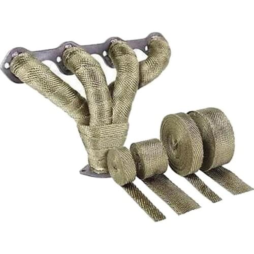 5m Car Motorcycle Heat Shield Wrap Turbo Exhaust Heat Tape Pipe Wrap Manifold Header Insulation Cloth