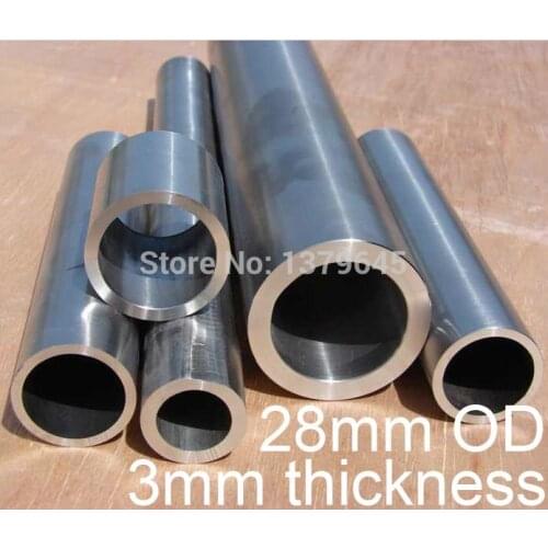 28mm OD 22mm ID 28*3*500 GR2 titanium tube TA2 titanium alloy pipe anti-corrosion high temperature pressure Ti tubing