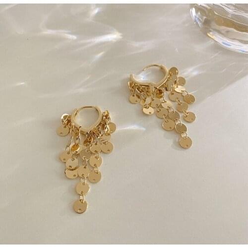 Zeojrlly Trendy Water Drop Women Dangle Earrings Korean Earrings Female Fashion Long Pendant Korean Fashion Jewelry