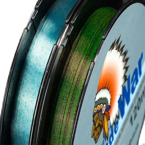 120m Germany Color-changing Spoted Fluorocarbon Coating Super Strong Camouflage Nylon Carp Fishing Line Sinking Fishing Line
