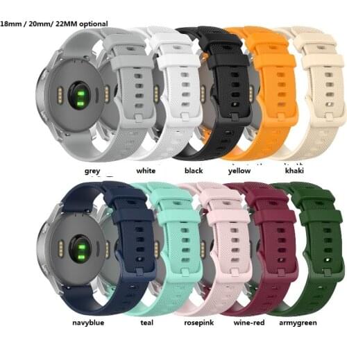 40pcs. 18/20/22mm silicone band. vivomove3S/move/ vivoactive4.vivomove3.forerunner645 music.etc