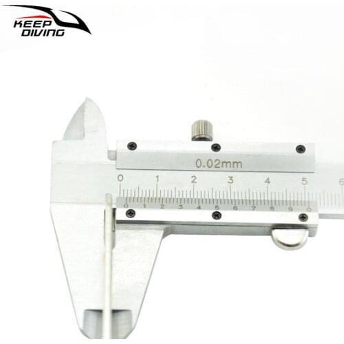 61mm Adjustable Stainless Steel Diving Buckle With Sawtooth Simmming Accessories For 5CM Wide Diving Ribbon