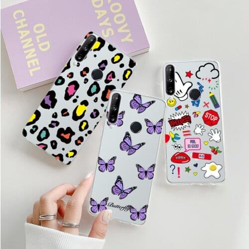 For Huawei Y6P Case 6.3" Tpu Soft Silicon Phone Cases For Huawei y6p 2020 Y 6P huaweiy6p MED-LX9N Back Bumper Cover Fundas case