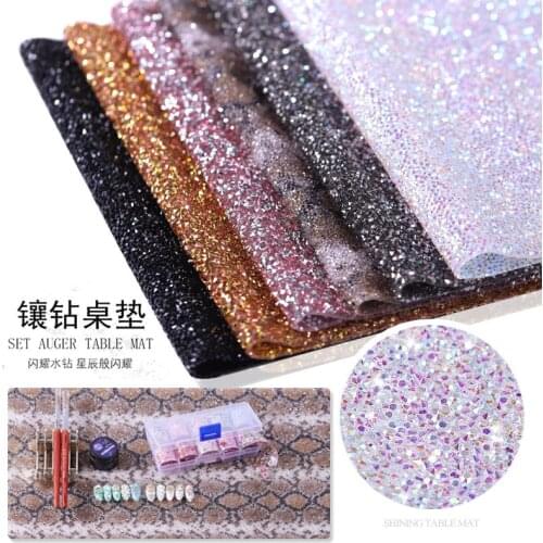 Nail diamond glitter nail cushion nail tool wrist hand pillow cushion nail table mat