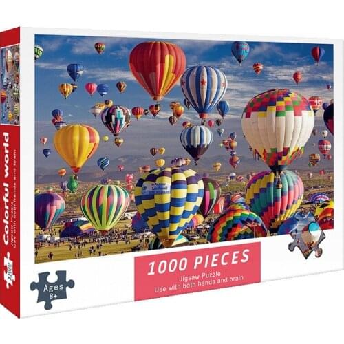 Puzzle for adults 1000 pieces/box decompression jigsaw puzzle children educational toys difficulty three-dimensional puzzle