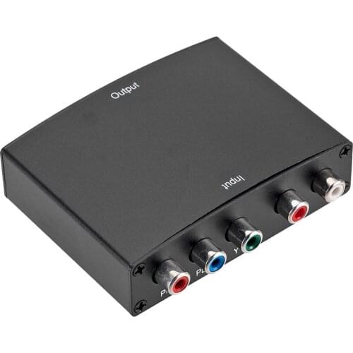 ALLOYSEED YPBPR to HDMI 1080P HDMI to RGB YPbPr Component Video Converter With R/L Audio Adapter Converter For TV PC DVD Monitor