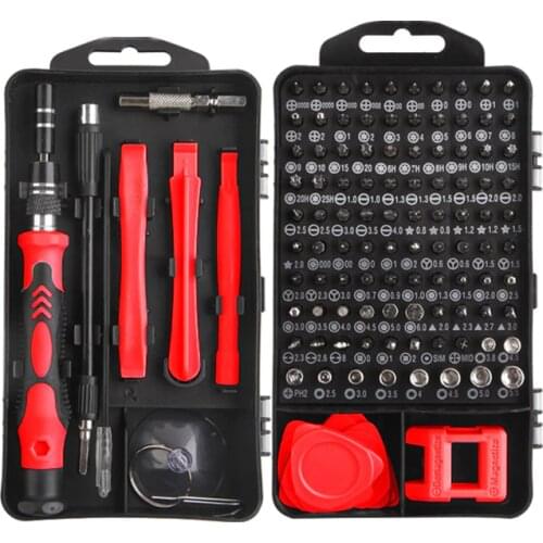 115 In 1 Precision Screwdriver Set Screw Driver Bit Set PC Repair Kit for Mobile Phone Tablet Computer Watch DIY Hand Work Tools