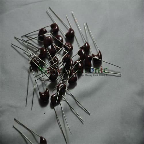 Wholesale 50pcs long lead New Silver MICA Capacitors 5pF 500V for tube audio guitar amps tone DIY parts free shipping
