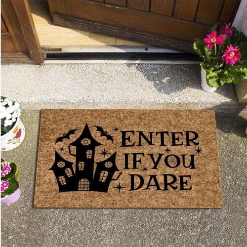 Newest Welcome Entrance Doormat Festive Non-Slip Floor Rugs Front Door Mats Bedroom Kitchen Carpets