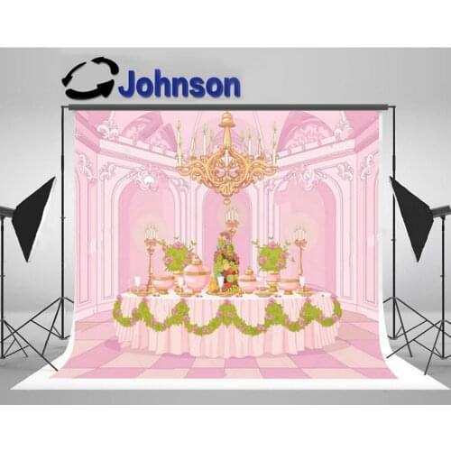 Princess Dining Room Princess Palace background High quality Computer print party backdrops