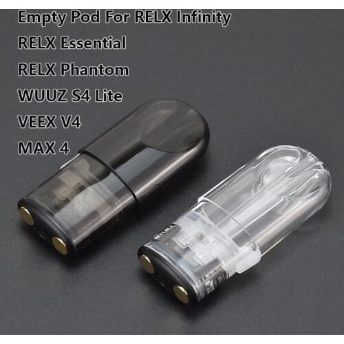 Empty pod For RELX Infinity Essential Phantom Ceramic Core Empty Cartridge Pods Refillable 2ML Capacity No Leaking
