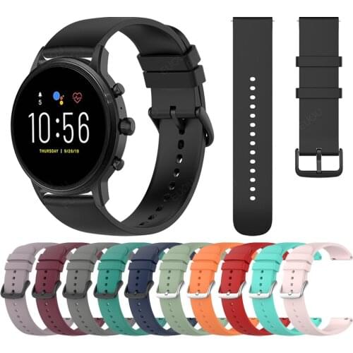 Strap For Fossil Gen 5 Carlyle/Garrett/Julianna/Hybrid Smartwatch HR silicone Watchband sport Bracelet Band replace Accessories