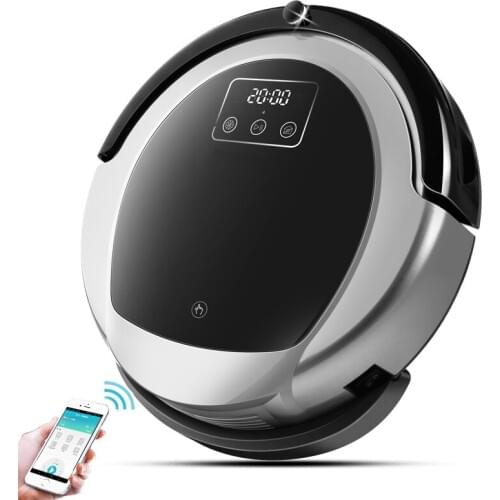 Wet And Dry Robot Vacuum Cleaner B6009,Map navigation,3000Pa Suction, ,Smart Memory,Wifi APP, Water tank,Lithium battery