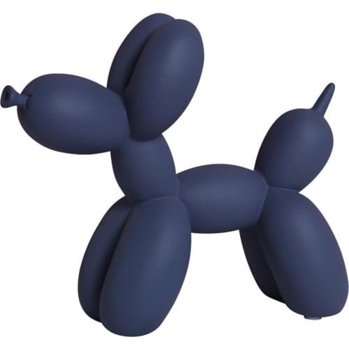 Pee Dog Sculpture Balloon Art Statue Mini Collectible Figure Home Decoration Resin Figurine Desk Accessories Room Decor