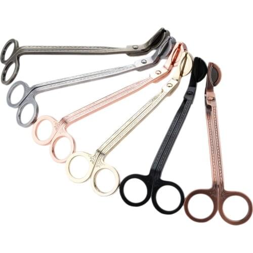 1Pc Candle Wick Trimmer Stainless Steel Candle Oil Wick Lamps Trimmer Scissors Cutter Snuffer Tool Candle Accessories 180*57mm