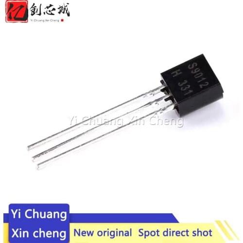 100PCS S9012 TO-92 9012 TO92 new triode transistor