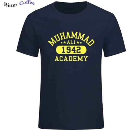 2021 Muhammad Ali Academy Mens Boxing T-Shirt Training Top MMA Martial Arts Boxer Mens T Shirt Fitness Brand tshirt Plus size