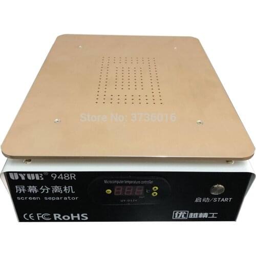 220v 110v UYUE 18 inch lcd separator build in pump Manual wire lcd separator for 12.9 inch tablet repair separate glass use