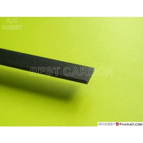 5 pcs of 2mm x 10mm x 1000mm Carbon Fiber Strip