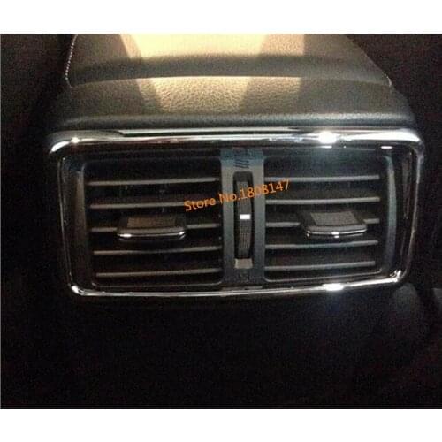 Car garnish carbon fibre rear back upside Air conditioning Outlet Vent For Nissan X-trail xtrail T32/Rogue 2017 2018 2019 2020