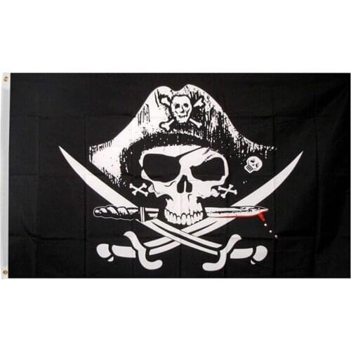 90x150cm Disney Pirates of the Caribbean Flag Bar KTV Decorations Skull Flag Halloween Banner Halloween Event Cosplay Banner