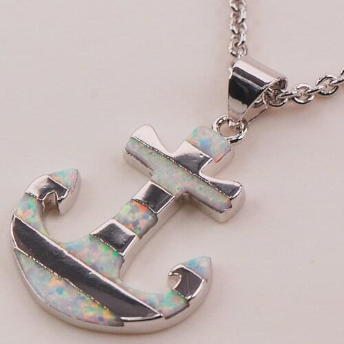 White Fire Opal 925 Sterling Silver Fashion Jewelry Pendant P128