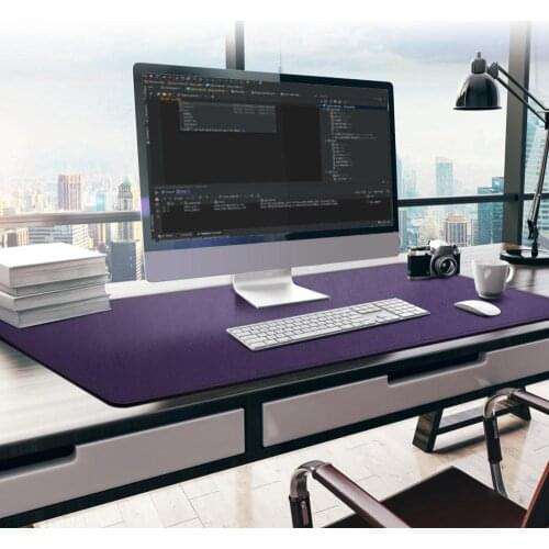 Large PU Leather Desk Pad Keyboard Mat Mousepad Non-slip Gaming Desktop Office Desk Mat for Game Player PC Computer