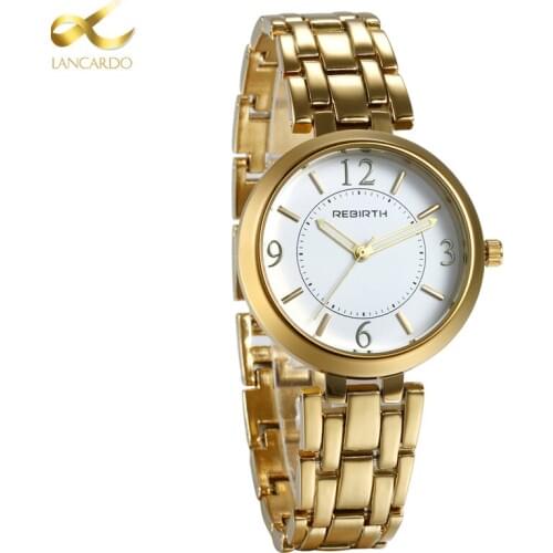 Lancardo Gold Watch For Women Quartz Watches Ladies Top Brand Luxury Female Wrist Watch Girl Clock Relogio Feminino With Box