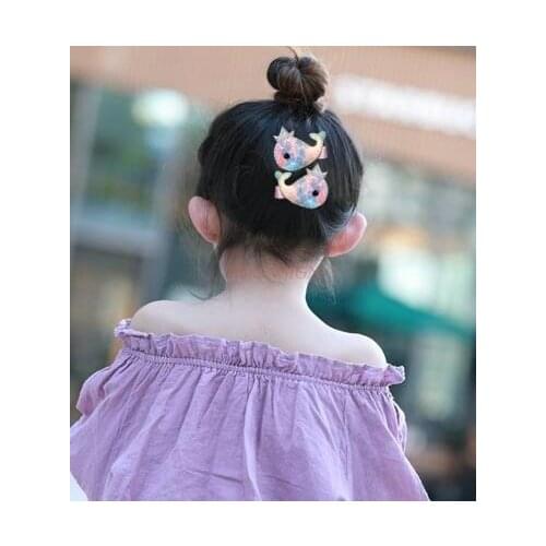 Color Elephant Bunny Hairpin Cute Super Cute Child Girl Side Hair Clip Baby Little Girl Hair Clip Clip Female Sale