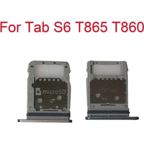 SIM Tray Holder SD Card Reader Slot MicroSD Adapter For Samsung Galaxy TAB S6 T860 T865