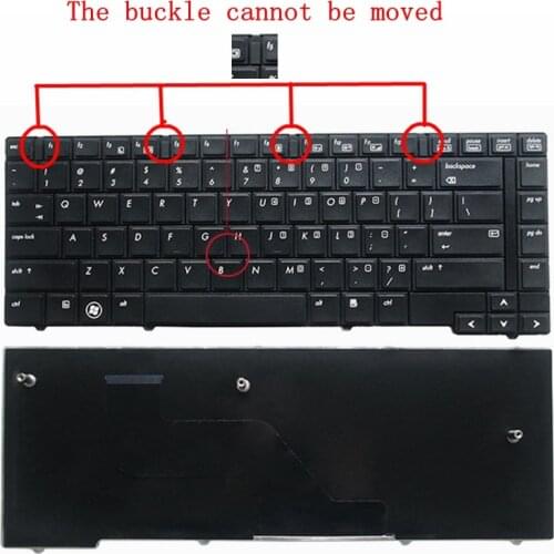 New English laptop keyboard FOR HP 8440P 8440W 8440 US Black