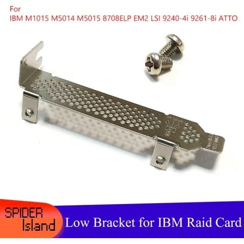 10pcs/lot New SSD Card SAS Baffle for 8CM Low Profile Bracket for IBM M1015, M5015, LSI 9260-8i HP P400 P410 1U Baffle