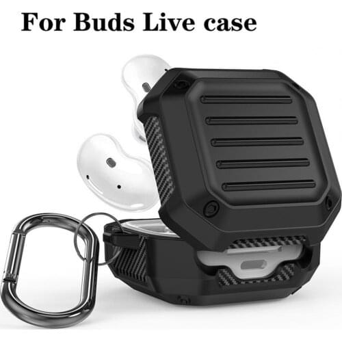 Solid Color Headphone Case Anti-falling Washable TPU Soft Earphone Box for Samsung Galaxy Buds Live Pro Earphone Accessories