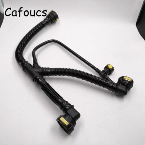 Cafoucs Car Engine Crankcase Breather Hose Pipes For Peugeot 206 207 307 308 408 For Citroen C2 c-quatre 1.6 16V