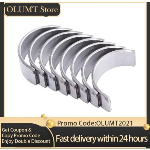 8Pcs Size 33mm~32mm Connecting Rod Bearing For KAWASAKI ZZR400 GPZ400 ZEPHYR400 ZZR GPZ ZEPHYR 400 Motorcycle Parts