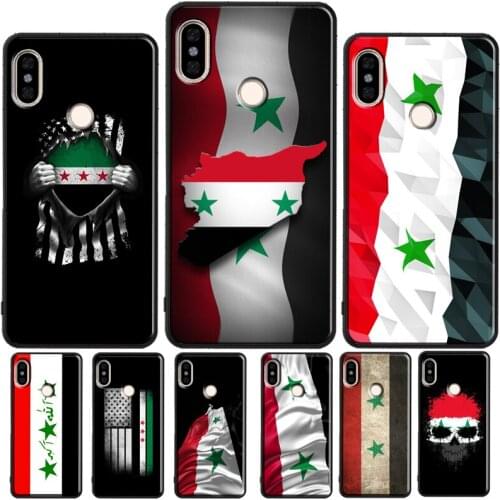 Syria Flag Phone Case For Xiaomi Redmi Note 10 Pro 7 8 9 Pro 8T 9S Cover For Redmi 9A 8A 7A 9C 9T K40