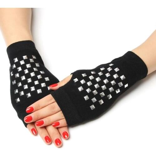 Women Stylish Hand Warmer Winter Gloves Women Arm Crochet Knitting Cotton Mitten Warm Fingerless Gloves Gants Femme