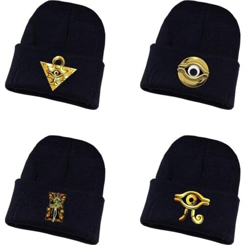 Anime Yu Gi Oh Knitted hat Cosplay hat Unisex Print Adult Casual Cotton hat teenagers winter Knitted Cap