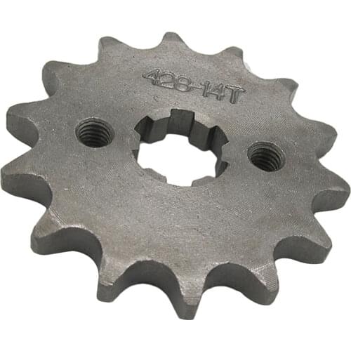 14T Teeth 17mm 428 Chain Front Sprocket Cog Pit Quad Dirt Bike ATV Buggy